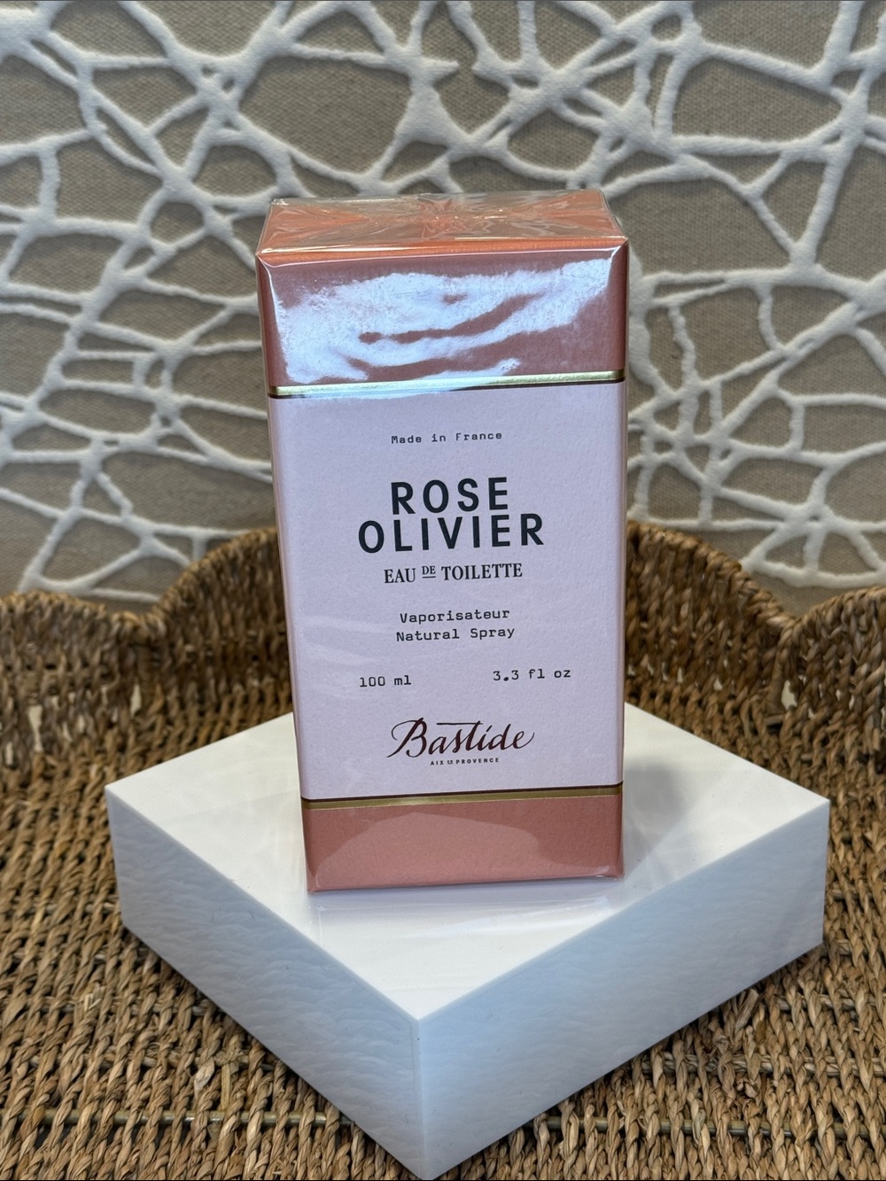 Bastide Rose Olivier Eau de Toilette - Pink & Rose Gold Box